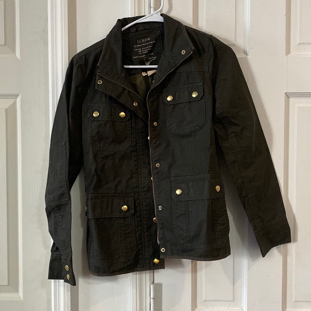 J Crew Relaxed Boyfriebd Field Jacket